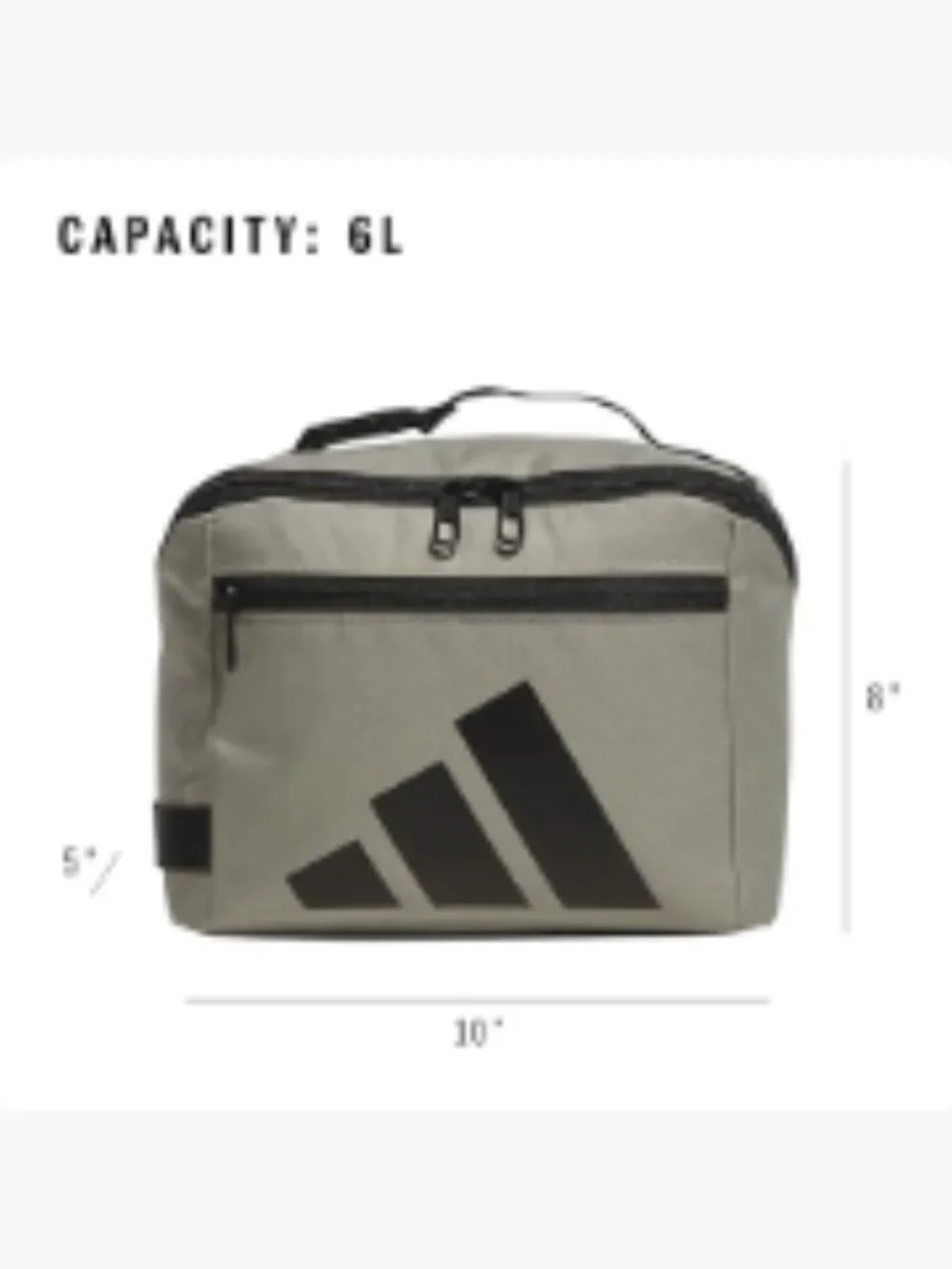 Insulated Lunch Bag with Mesh Pocket and Backpack Clip